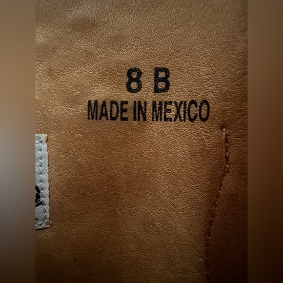 Vintage Old Gringo Leather Boots Black & White Studded Sz 8B Women’s Pointed Toe - Picture 11 of 11